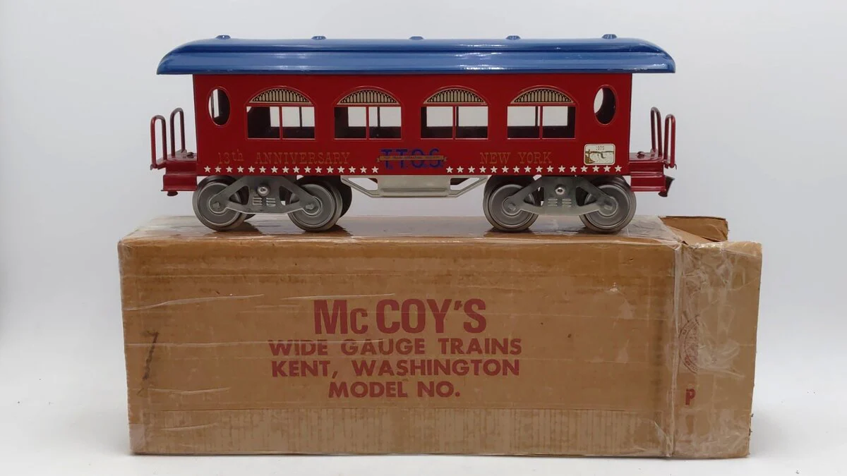McCoy TTOS 1979 Standard Gauge 13th Anniversary New York Passenger Car EX/Box