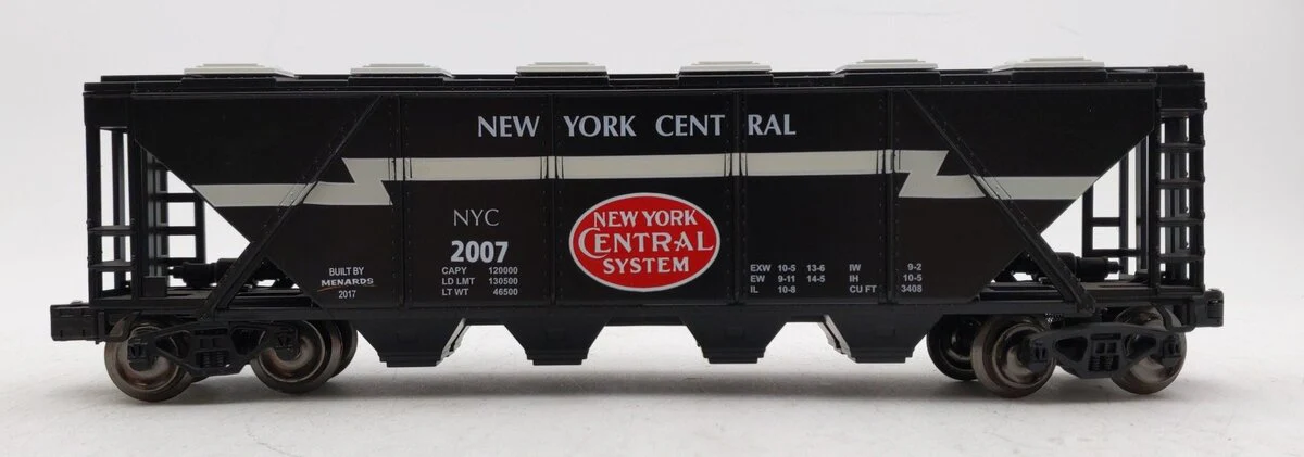 Menards 279-3872 O New York Central Covered Hopper Car #2007 EX/Box - Image 2