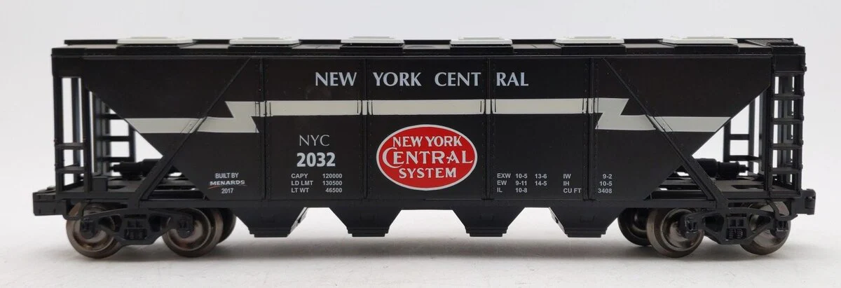 Menards 279-3872 O New York Central Covered Hopper Car #2032 EX/Box - Image 2