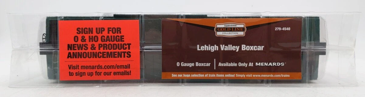 Menards 279-4540 O Gauge Lehigh Valley Boxcar #14128 EX/Box - Image 2