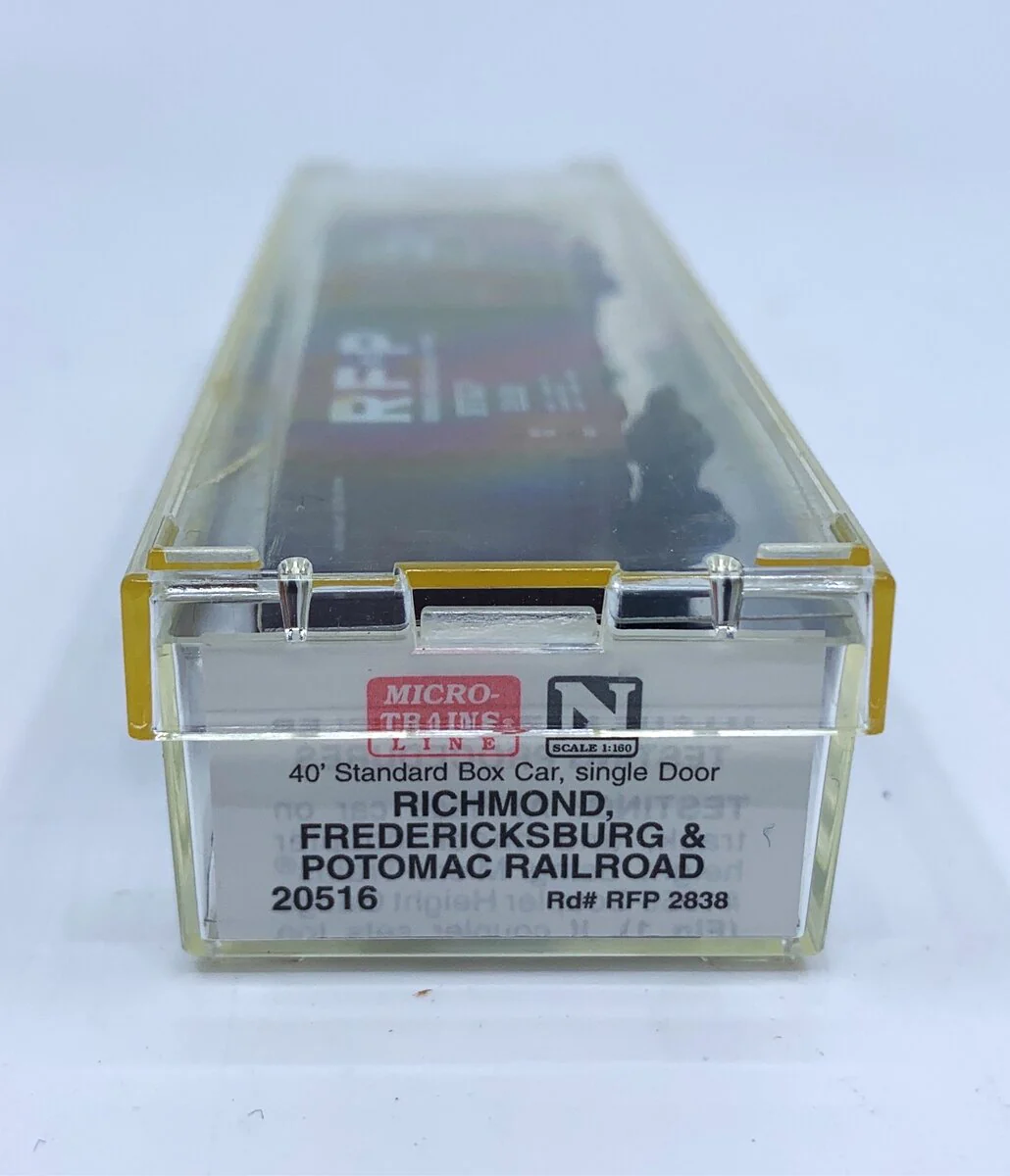 Micro-Trains 02000516 N Scale RFP 40' Standard Single Door Boxcar #2838 NIB - Image 2