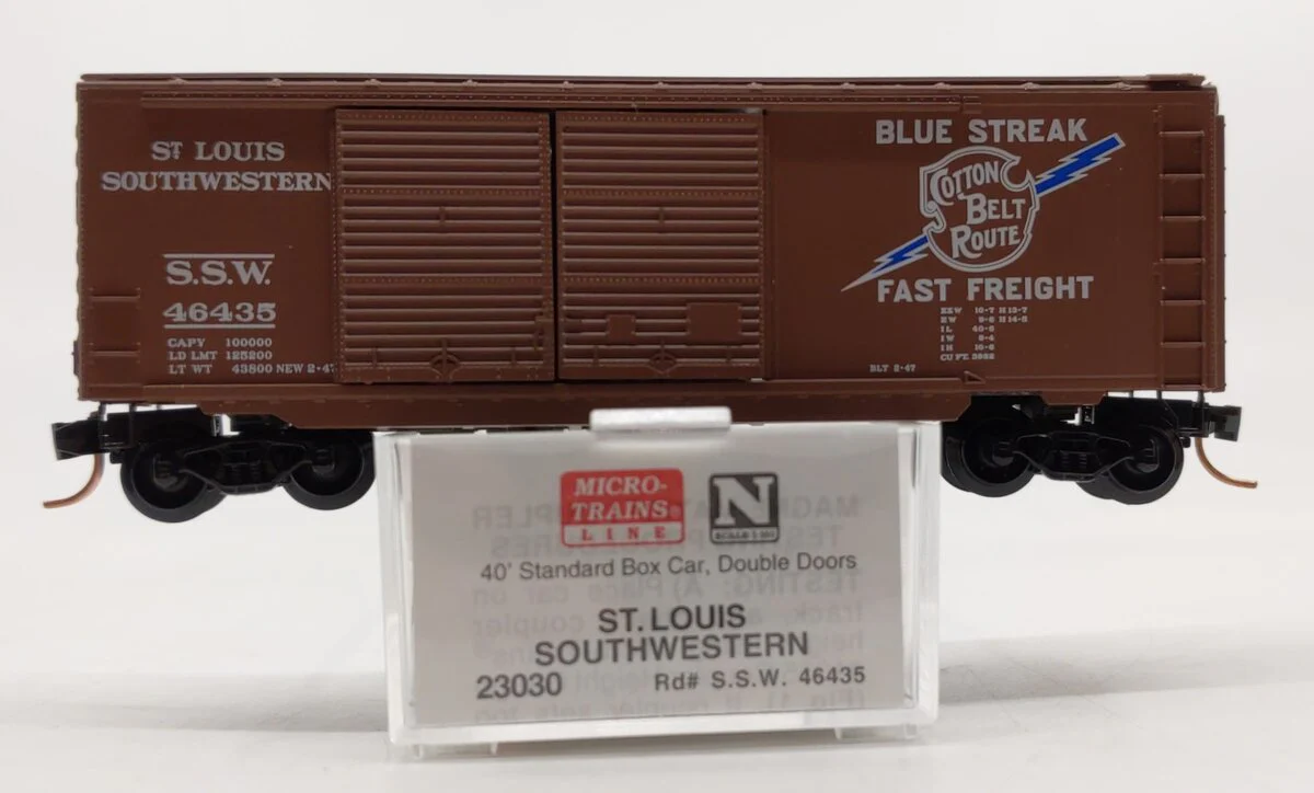 Micro-Trains 02300030 N St. Louis Southwestern 40' Standard DD Boxcar #46435 NIB
