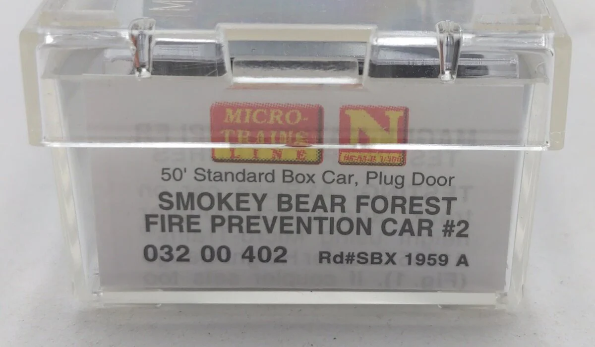 Micro-Trains 03200402 N Smokey Bear Forest Fire Prevention 50' Boxcar #1959A LN/Box - Image 6