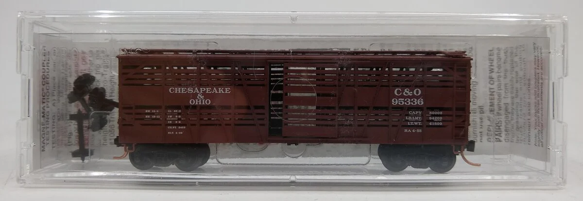 Micro-Trains 03500180 N Chesapeake & Ohio 40' Despatch Stock Car #95336 EX/Box