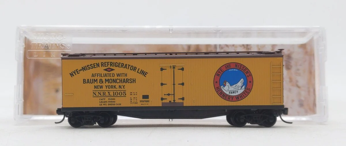 Micro-Trains 04900980 N Scale NYE & Nissen Refrigerator Car #1005 LN/Box