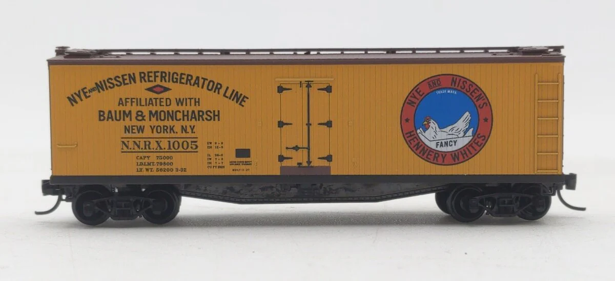Micro-Trains 04900980 N Scale NYE & Nissen Refrigerator Car #1005 LN/Box - Image 2