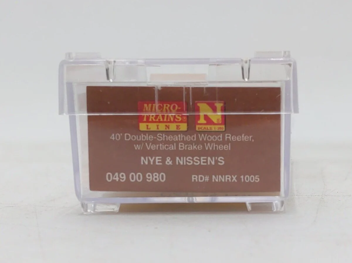 Micro-Trains 04900980 N Scale NYE & Nissen Refrigerator Car #1005 LN/Box - Image 6