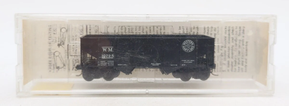 Micro-Trains 05600092 N Western Maryland 33' Twin Bay Rib Side Hopper #10725 LN/Box - Image 2
