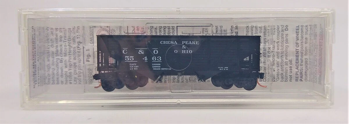 Micro-Trains 05700070 N C&O 33' Twin Bay Composite Side Hopper #55463 EX/Box