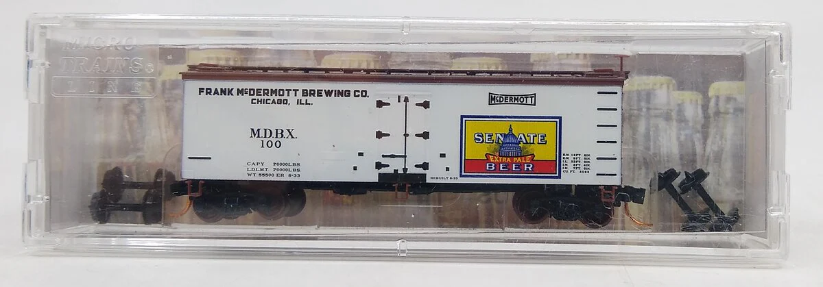 Micro-Trains 05800546 N MDBX 36' Wood Sheathed Ice Reefer #100 LN/Box