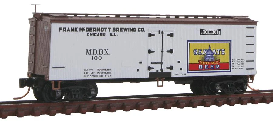 Micro-Trains 05800546 N MDBX 36' Wood Sheathed Ice Reefer #100 LN/Box - Image 2