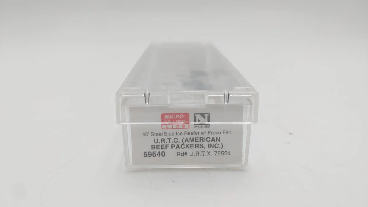 Micro-Trains 05900540 N American Beef Packers Inc 40' Steel Ice Reefer #75524 LN/Box - Image 6
