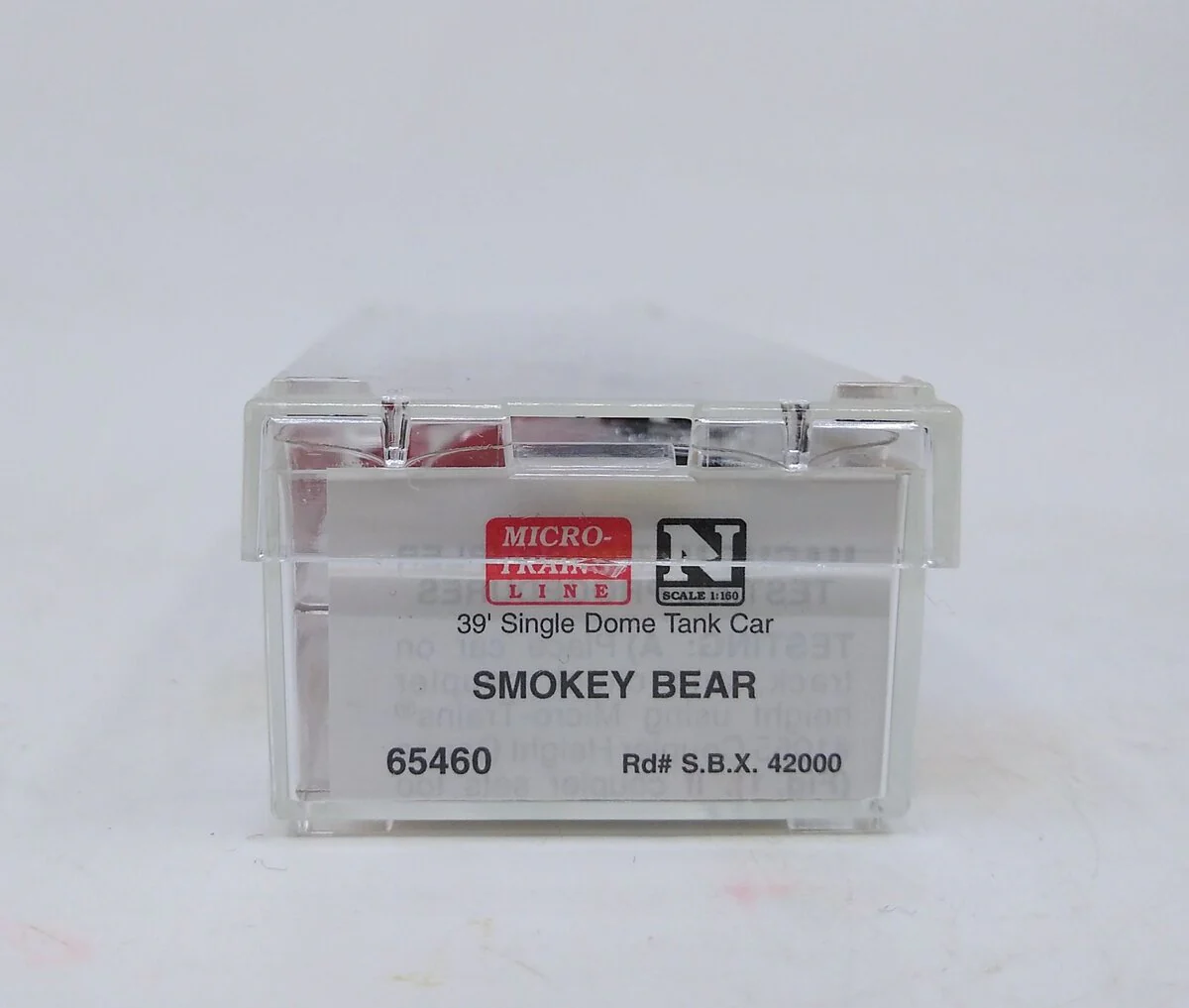 Micro-Trains 06500460 N Smokey Bear 39' Single Dome Tank Car #42000 LN/Box - Image 3