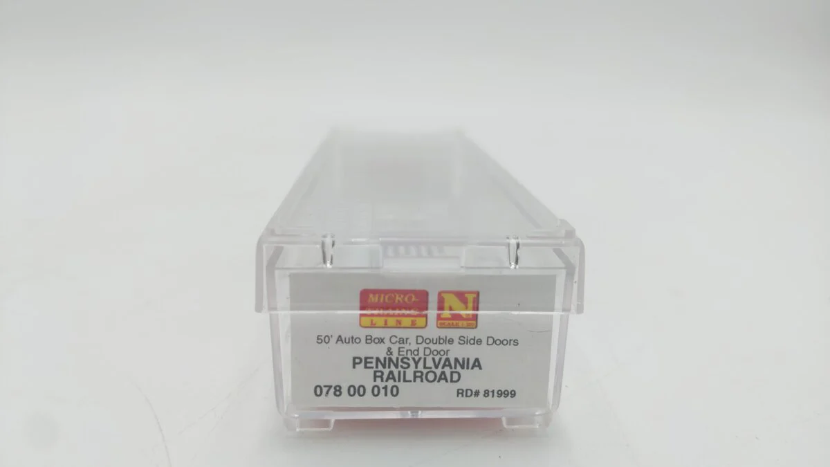 Micro-Trains 07800010 N Pennsylvania 50' Double Side Door Auto Boxcar #81999 LN/Box - Image 7
