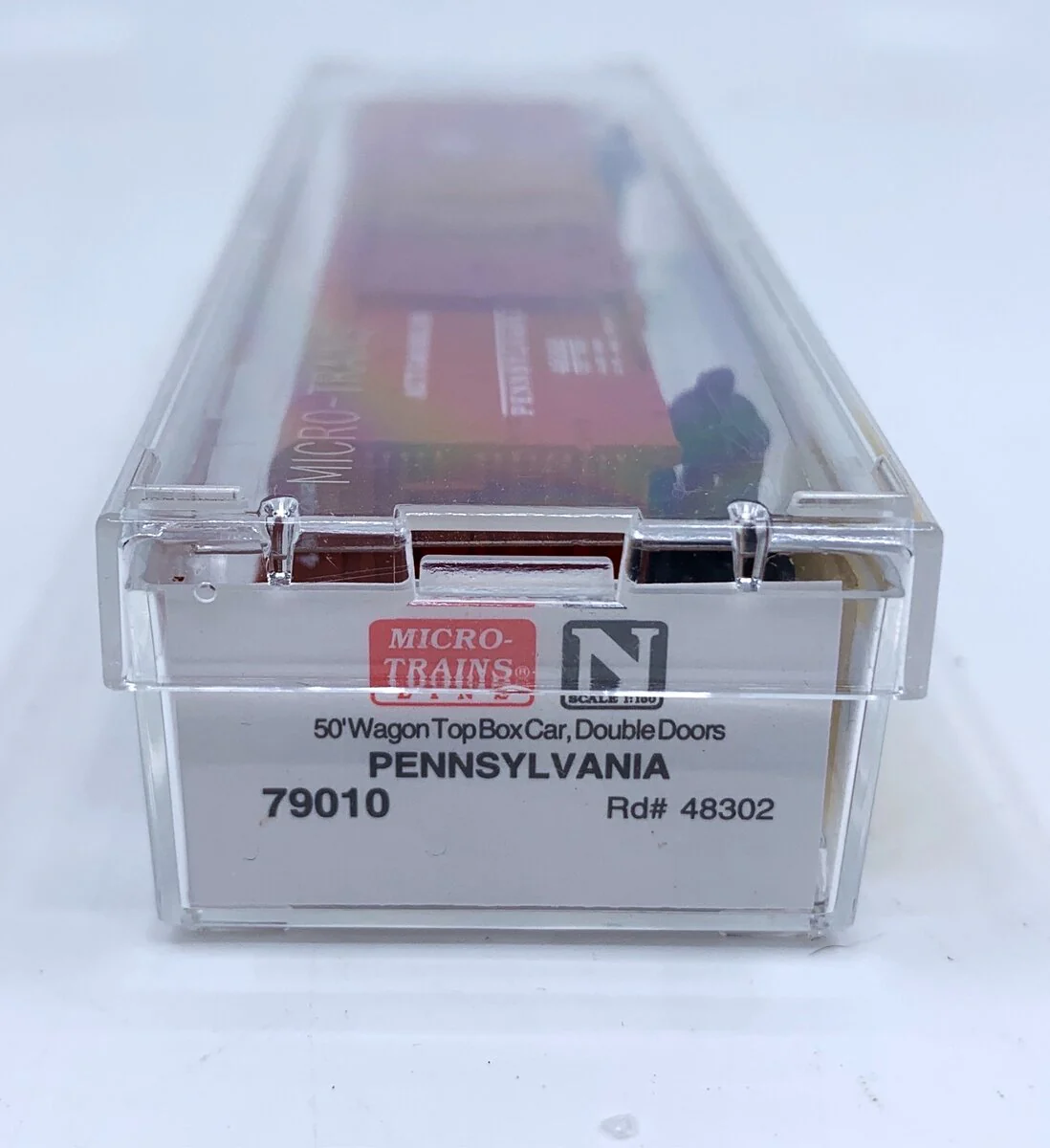 Micro-Trains 07900010 N Pennsylvania 50' Double Door Wagon Top Boxcar #48302 LN/Box - Image 2