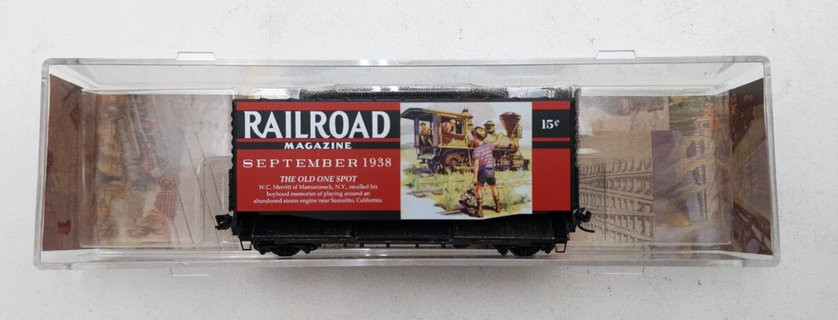 Micro-Trains 10100886 N Railroad Magazine September "The Old One Spot" Boxcar