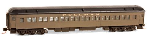 Micro-Trains 14500010 N Pullman 78' Heavyweight Paired-Window Coach Car LN/Box