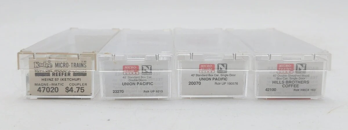 Micro-Trains N Scale Assorted Freight Cars: 20070, 23270, 47020, 42100 [4] EX/Box - Image 5