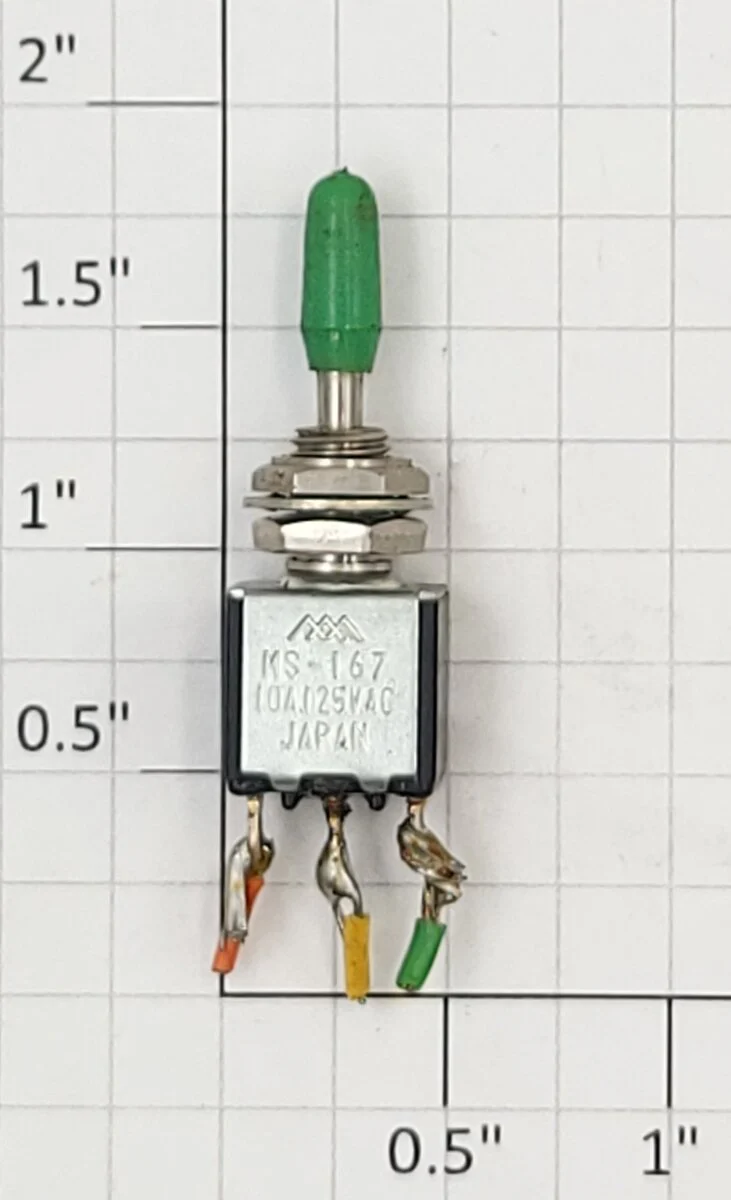 Miniatronics MS-167 SPDT 10A @ 125VAC On/Off/On Momentary Mini Toggle Switch
