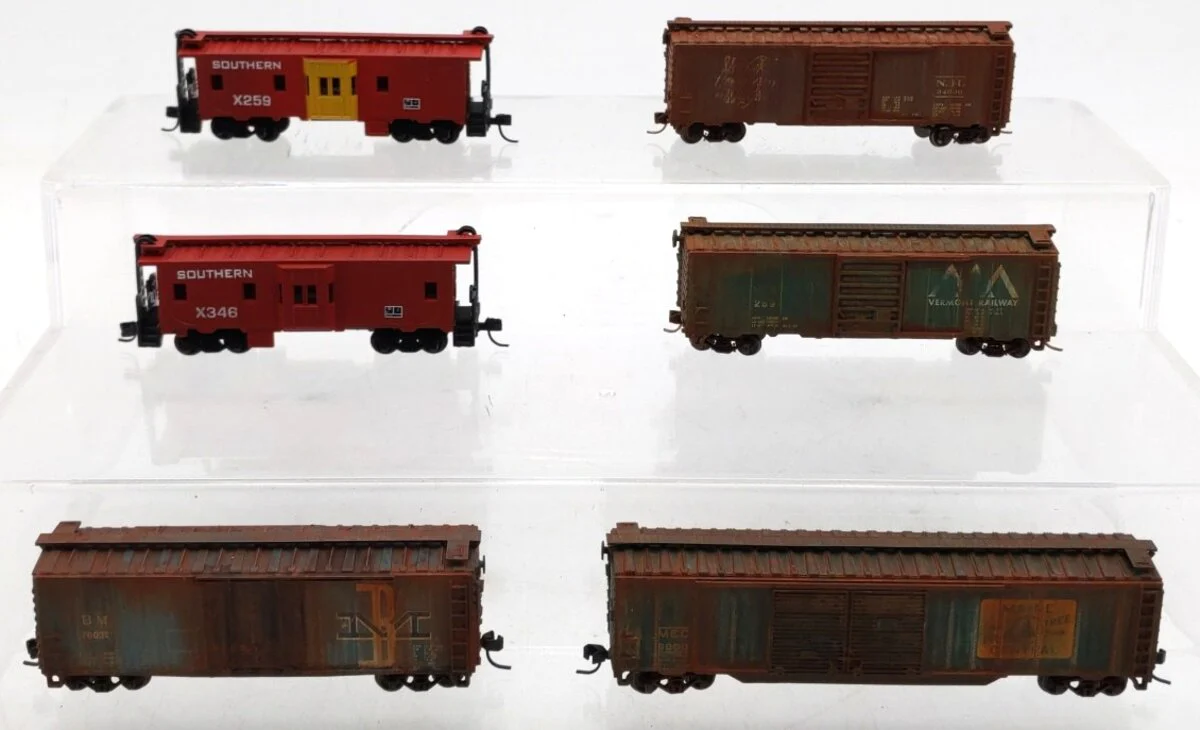 Model Power/Atlas N Scale Custom Freight Cars #346,259,9000,34500,76032,289 [6]/Box - Image 2