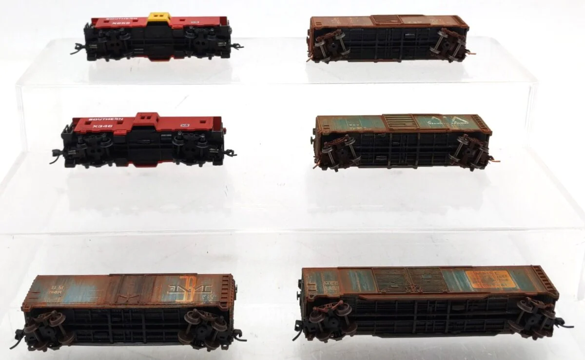 Model Power/Atlas N Scale Custom Freight Cars #346,259,9000,34500,76032,289 [6]/Box - Image 4