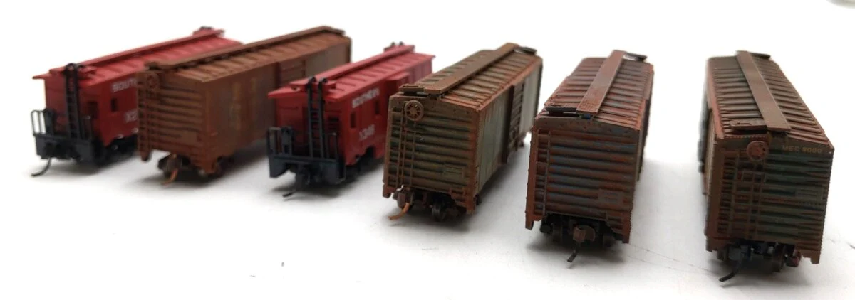 Model Power/Atlas N Scale Custom Freight Cars #346,259,9000,34500,76032,289 [6]/Box - Image 5