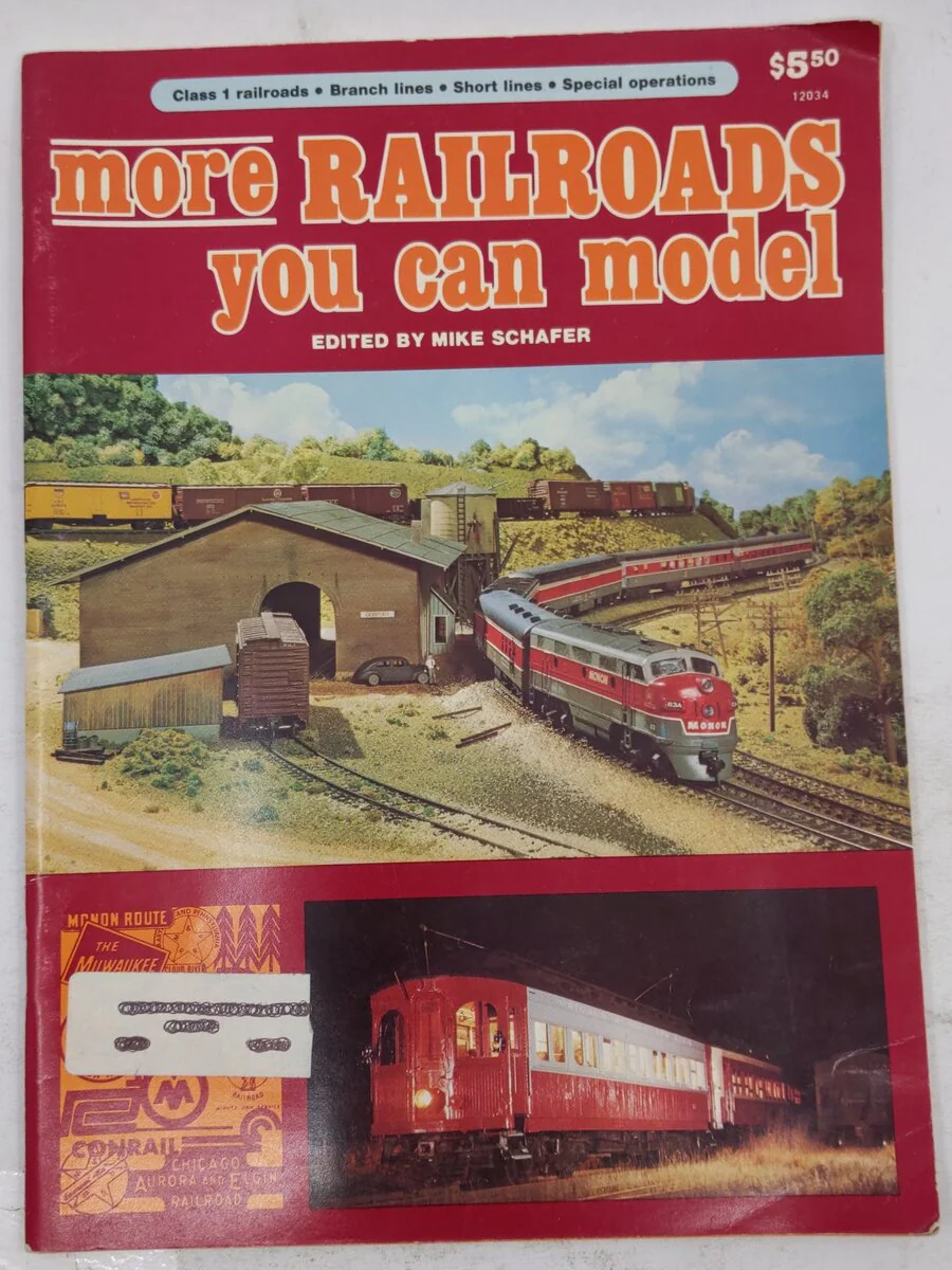 More Railroads You Can Model Paperback Book By Mike Schafer VG