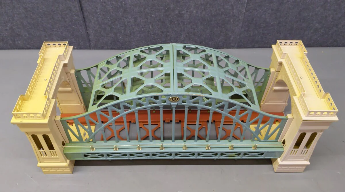 MTH 10-1015 Standard Gauge Large Tinplate Hellgate Bridge #300 EX/Box - Image 5