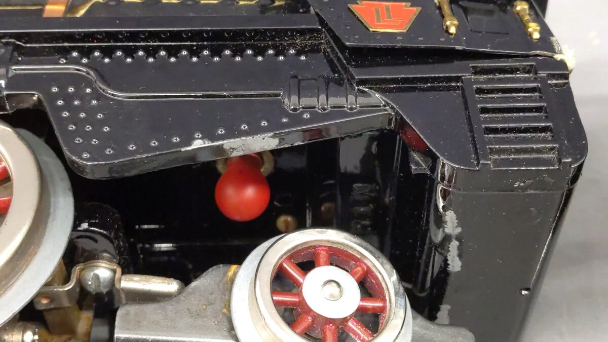 MTH 10-1092-1 Std. Gauge Tinplate 392E Steam Locomotive and Tender w/PS1 VG - Image 10