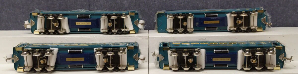 MTH 10-1114 Standard Gauge Tinplate Blue Comet Passenger Set (Set of 4) LN/Box - Image 3