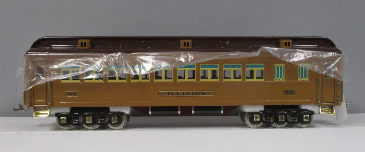 MTH 10-1136 Standard Gauge Illinois Brown State Passenger Car EX/Box - Image 2