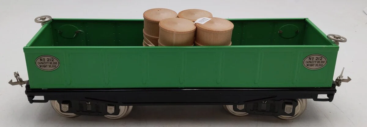 MTH 11-30022 Lionel #212 Green w/Nickel Trim Gondola EX - Image 2