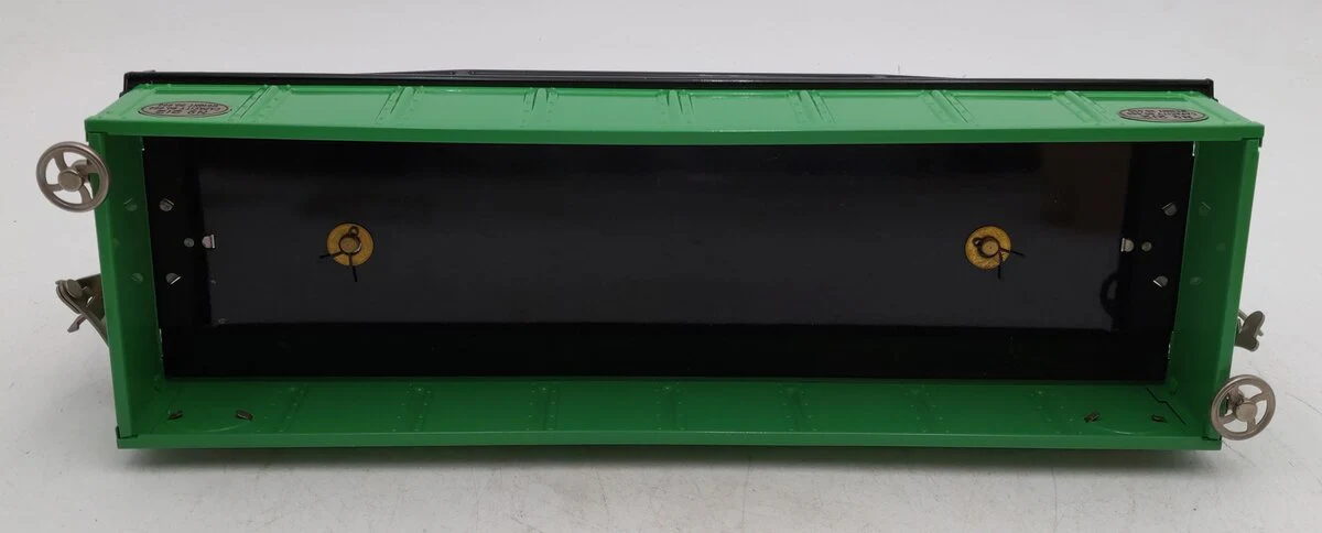 MTH 11-30022 Lionel #212 Green w/Nickel Trim Gondola EX - Image 3