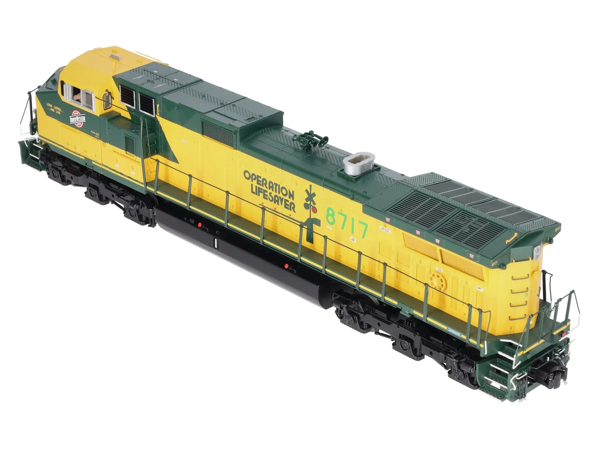 MTH 20-20118-1 CNW Dash-9 Diesel Engine w/PS2 #8717 (Hi-Rail Wheels) LN/Box - Image 6