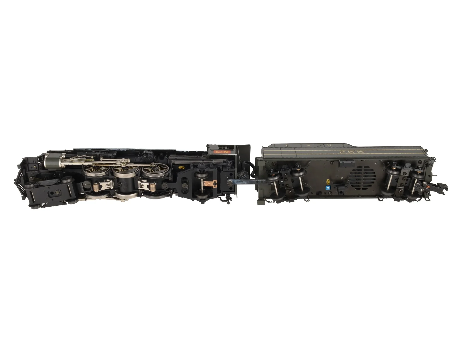 MTH 20-3104-1 O Gauge L&N 4-6-2 Heavy Pacific Steam Loco & Tender #266 w PS2 EX/Box - Image 6