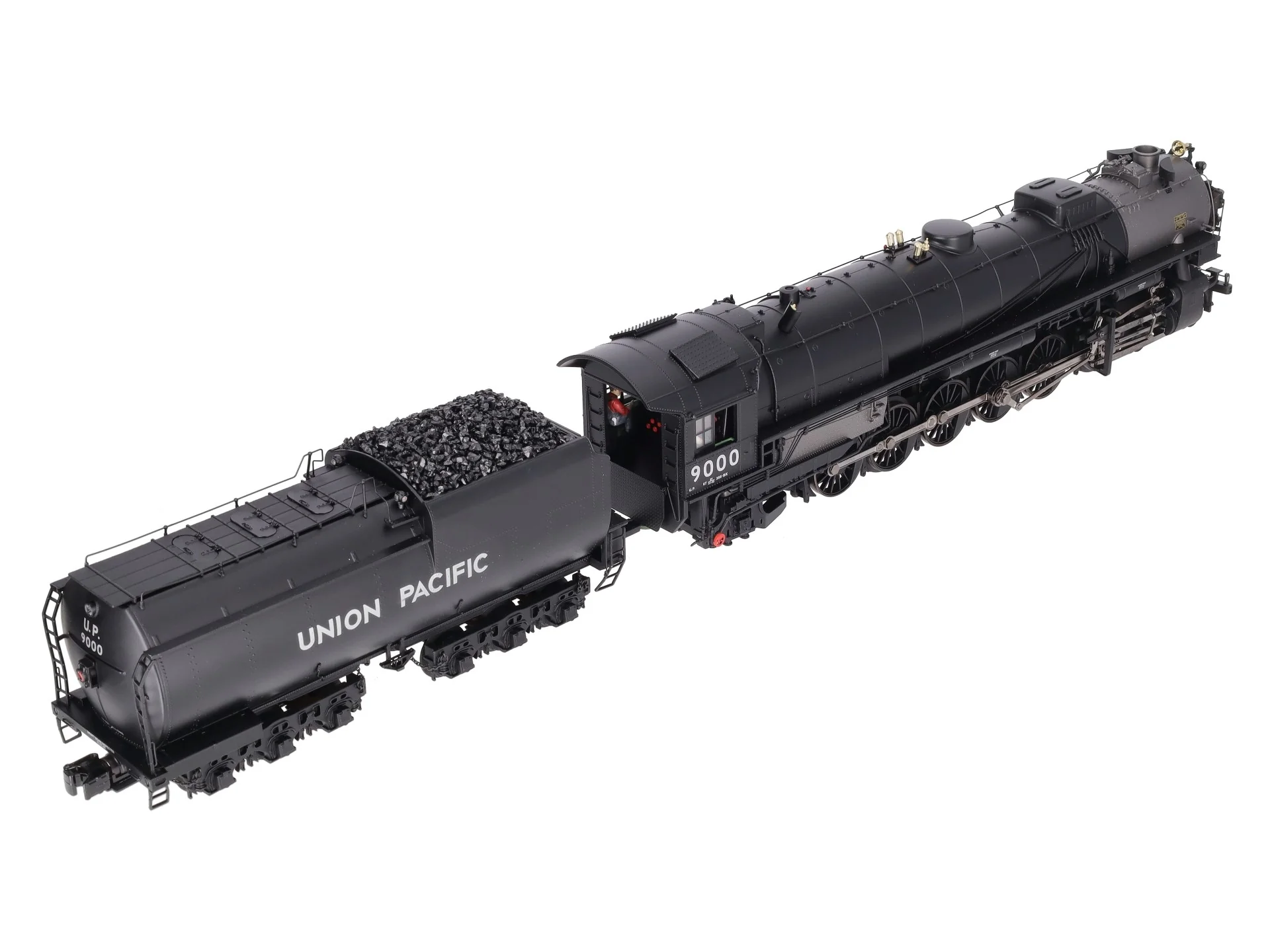MTH 20-3293-1 Union Pacific 4-12-2 Steam Locomotive & Tender #9000 with PS2 EX/Box - Image 6