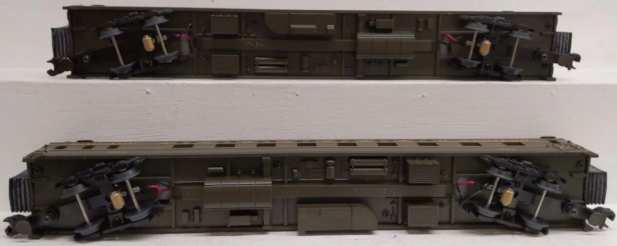 MTH 20-6636 O Gauge C&NW 70' Streamlined Sleeper/Diner Passenger Car Set LN/Box - Image 4
