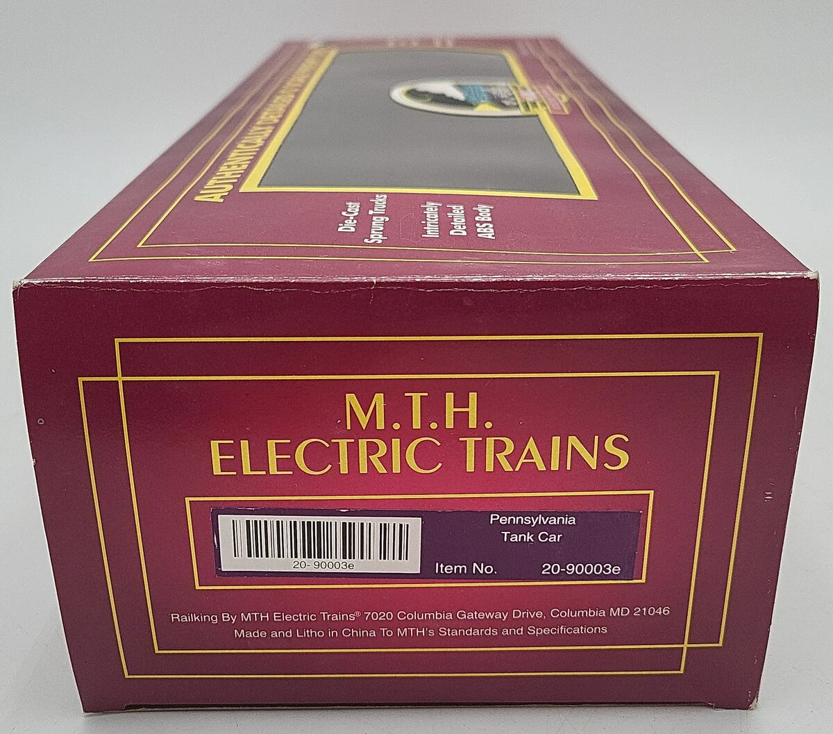 MTH 20-90003E O Gauge Pennsylvania Single Dome Tank Car #1021 EX/Box - Image 8