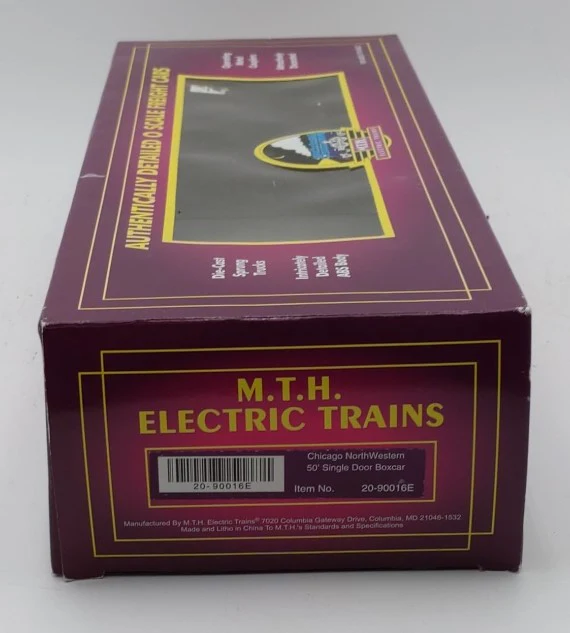 MTH 20-90016E O Gauge Chicago and North Western Boxcar #154960 LN/Box - Image 5