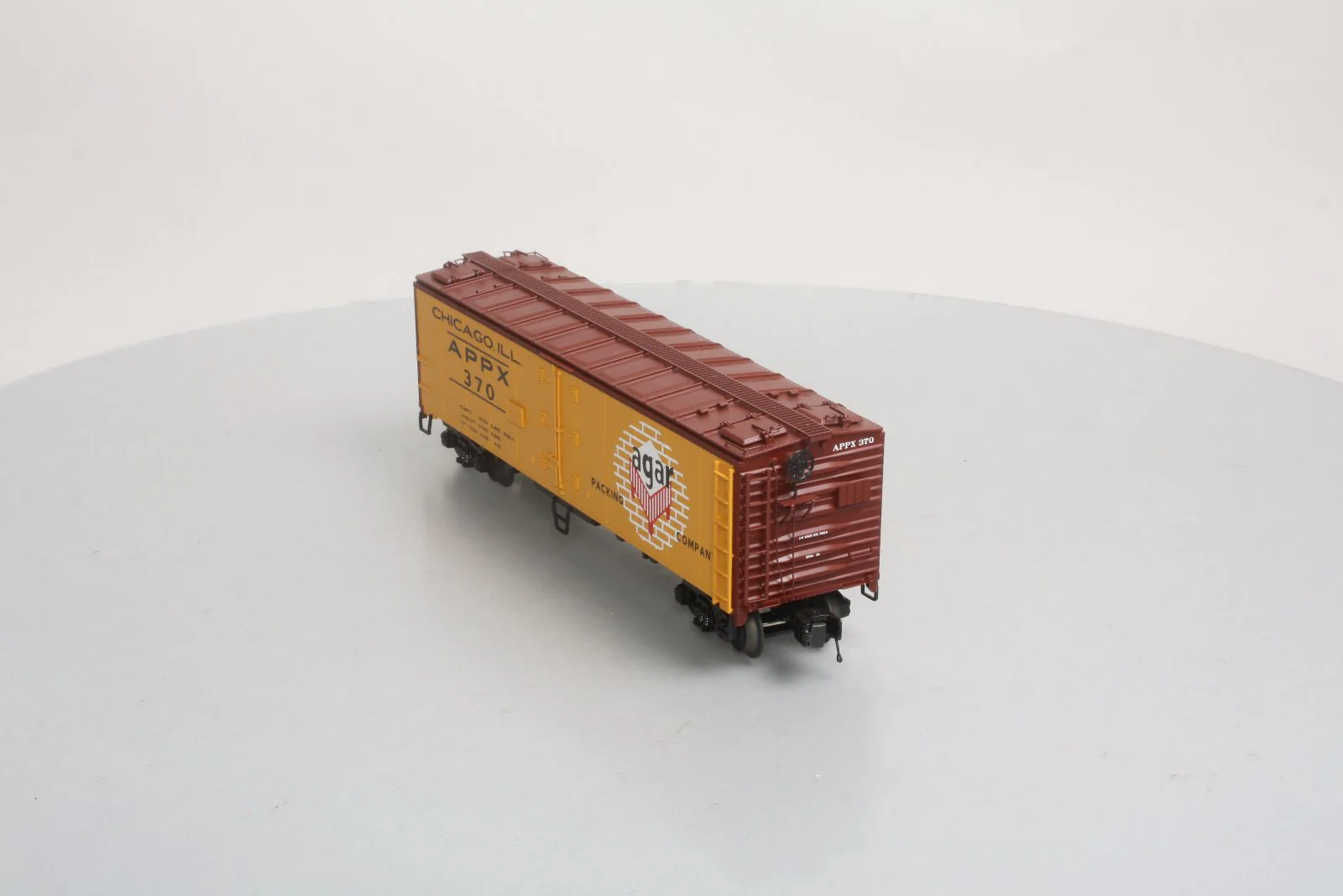 MTH 20-90224D Agar Packing Co Car#370 40' Steel Sided Reefer LN/Box - Image 3