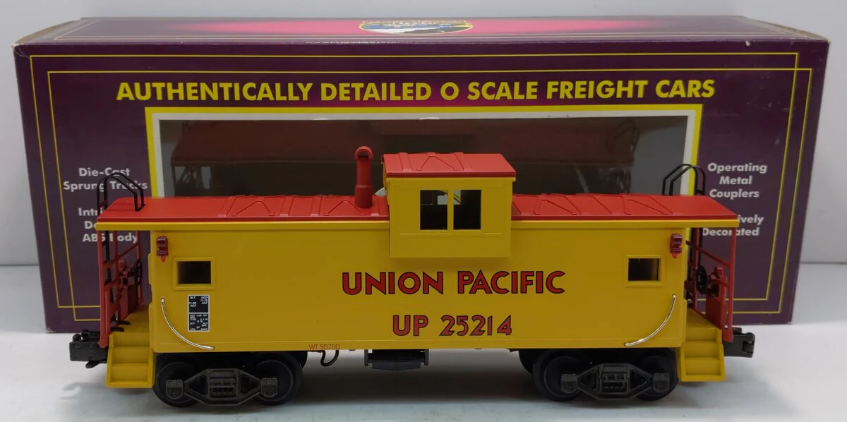 MTH 20-9100 O Gauge Union Pacific Extended Vision Caboose #25214 LN/Box
