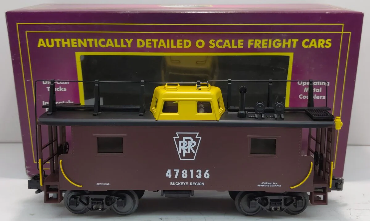 MTH 20-91049 O Gauge Pennsylvania Railroad N-8 Caboose #478136 LN/Box