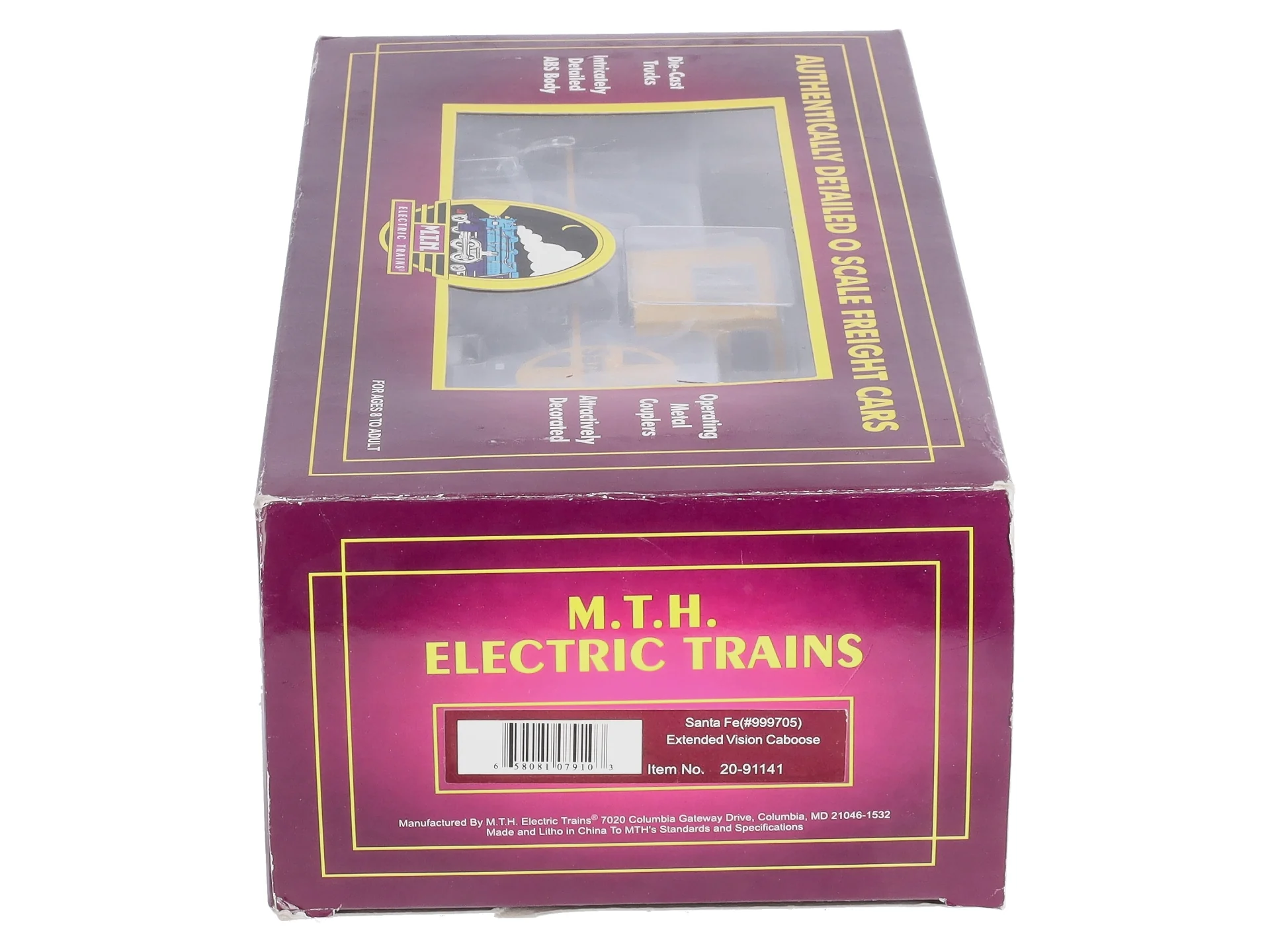 MTH 20-91141 O Santa Fe Extended Vision Caboose LN/Box - Image 11