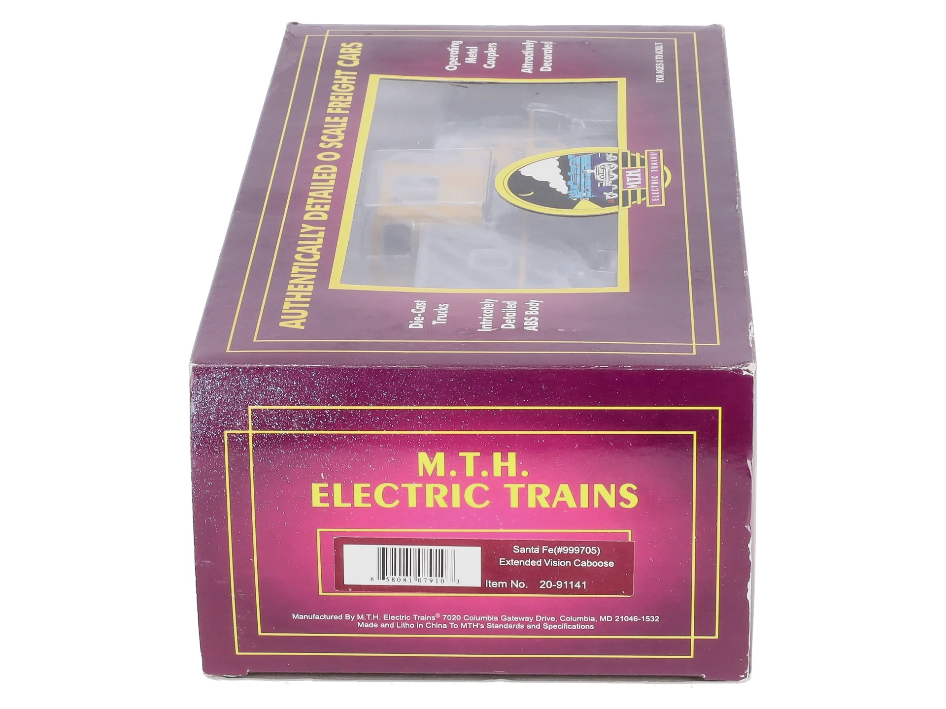 MTH 20-91141 O Santa Fe Extended Vision Caboose LN/Box - Image 12