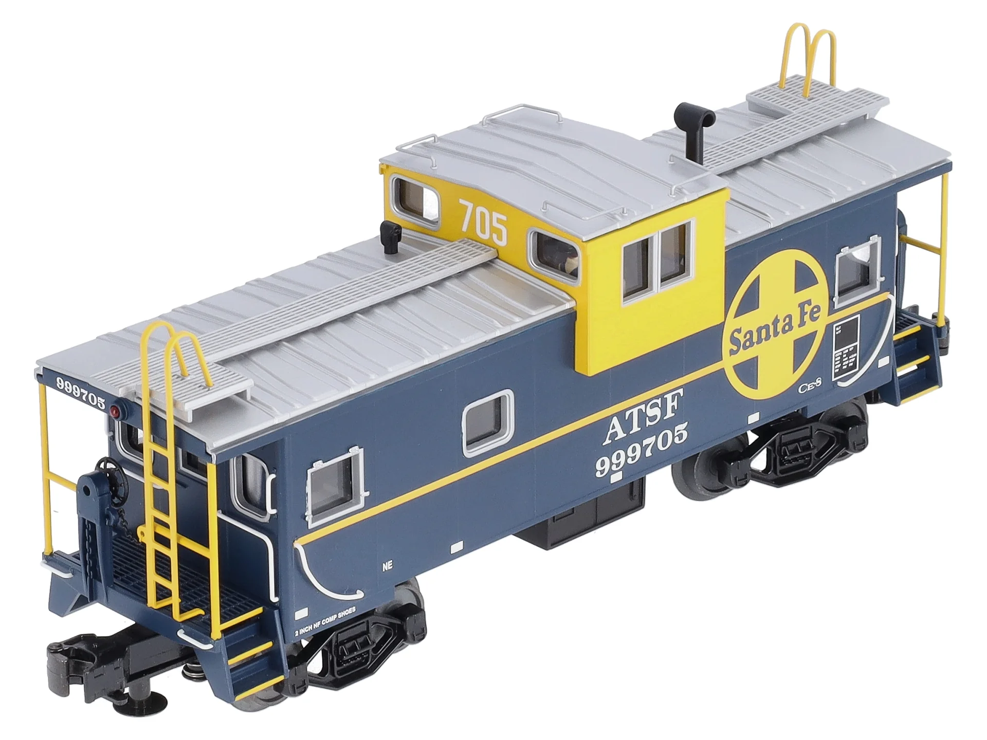 MTH 20-91141 O Santa Fe Extended Vision Caboose LN/Box - Image 4