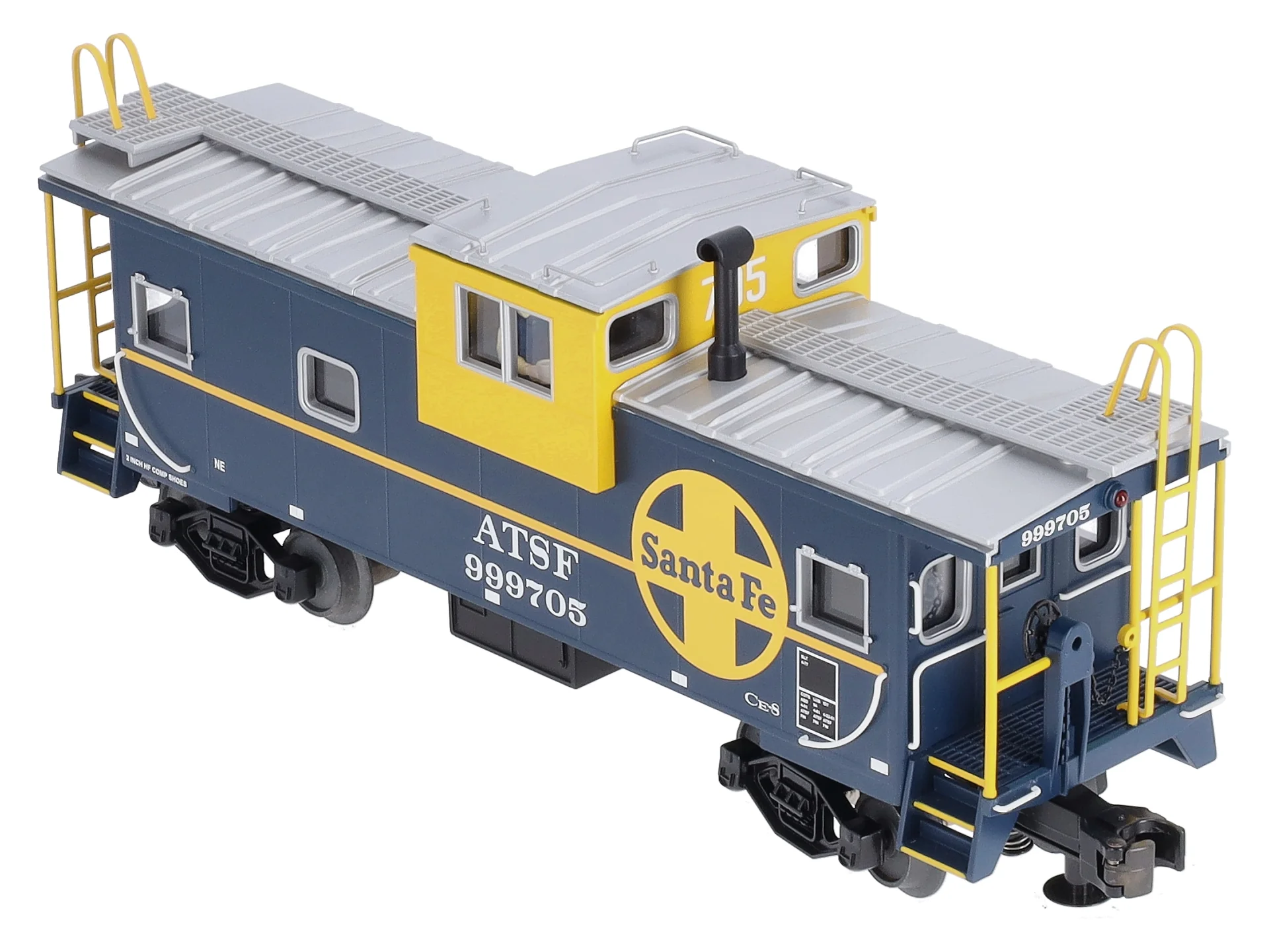 MTH 20-91141 O Santa Fe Extended Vision Caboose LN/Box - Image 5
