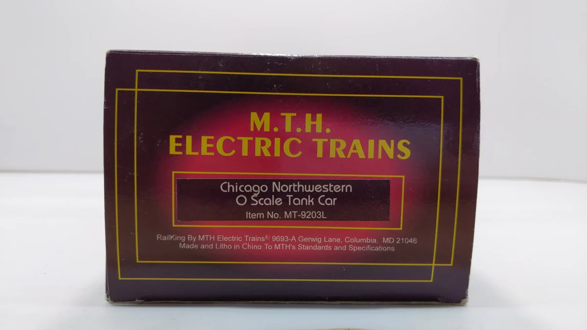 MTH 20-9203 O Gauge Chicago North Western Tank Car #3478 NIB - Image 6