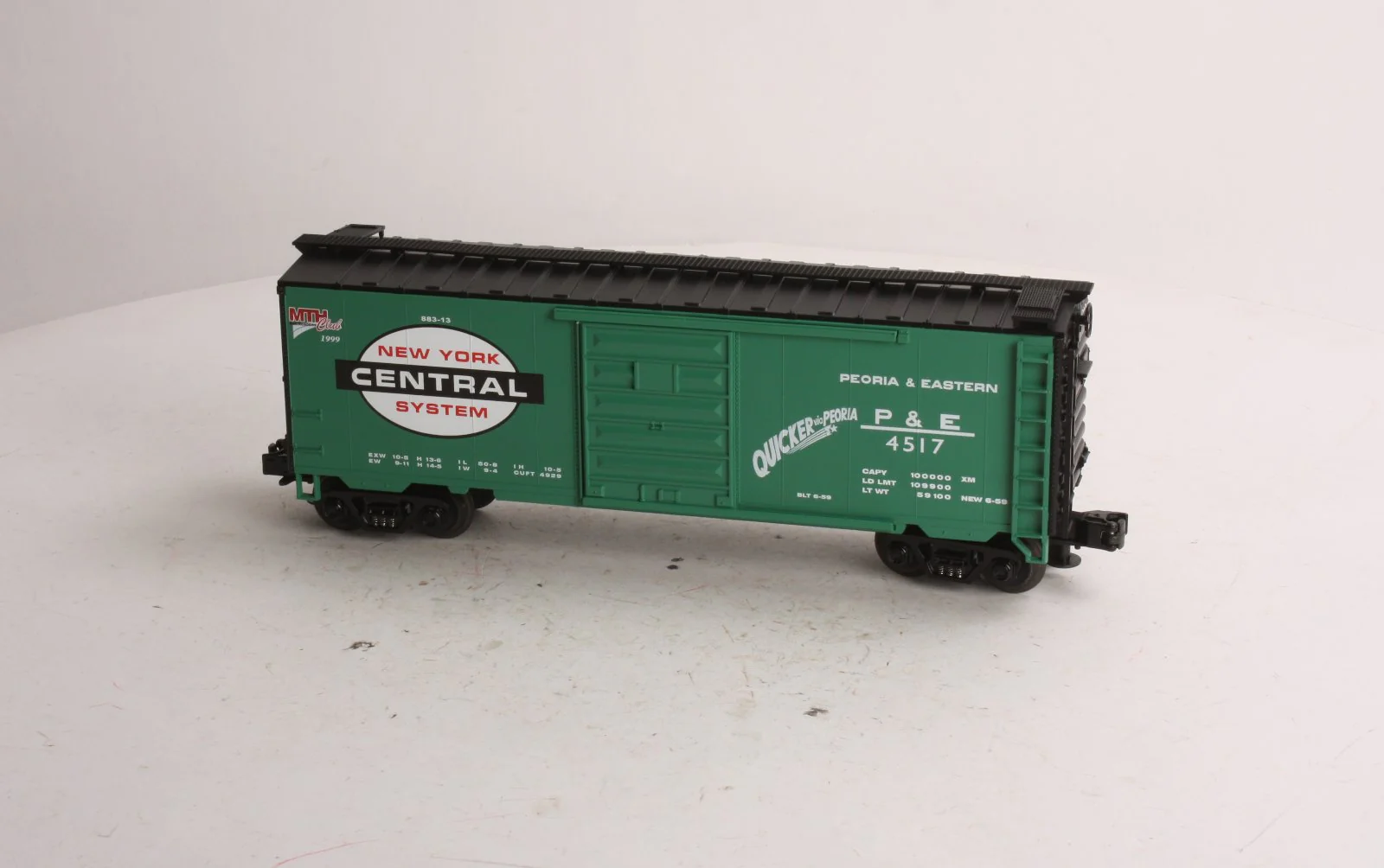 MTH 20-93024 O Gauge New York Central MTHRRC-1999 Box Car #4517 LN/Box - Image 2