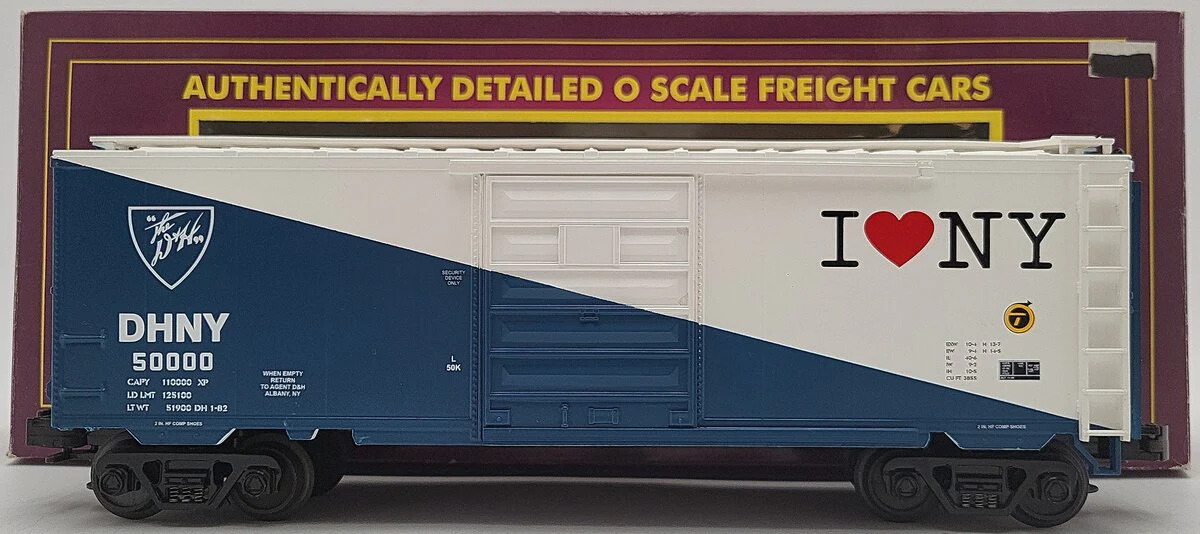MTH 20-93045 O Gauge Delaware & Hudson Box Car #50000 EX/Box