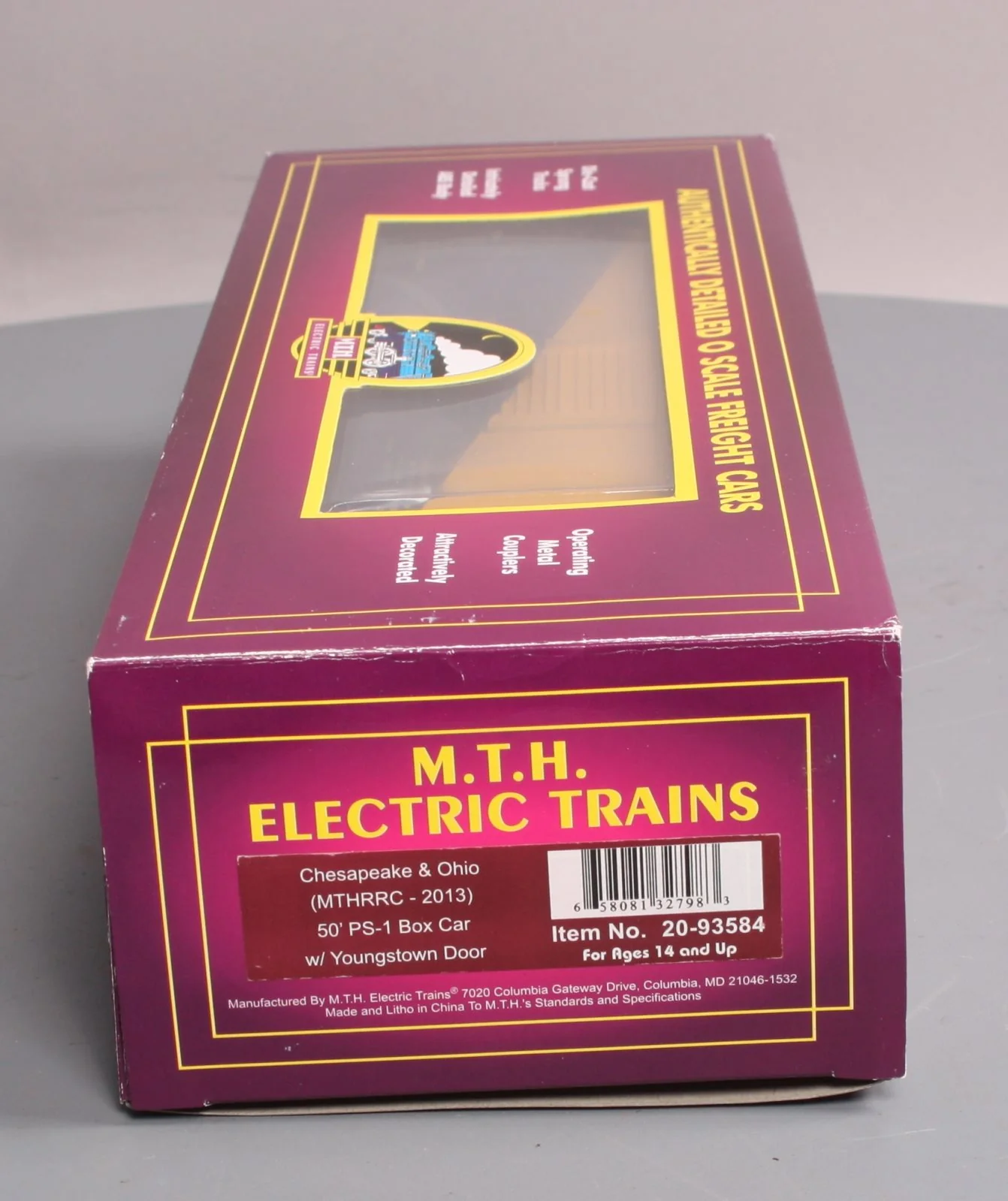 MTH 20-93584 Chesapeake & Ohio 50' PS-1 Box Car w/Youngstown Door #21299 LN/Box - Image 10